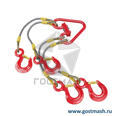 Канатный строп четырехветвевой 4СК-20,0